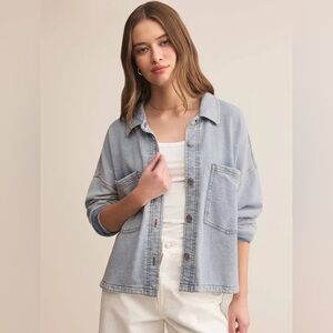 Z Supply All Day Cropped Knit Jacket